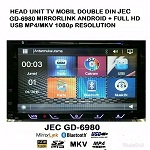 HEAD UNIT TAPE MOBIL TV MOBIL DOUBLE DIN JEC GD-6980 MIRRORLINK FULL HD HEAD UNIT TAPE MOBIL TV MOBIL DOUBLE DIN JEC GD-6980 MIRRORLINK FULL HD