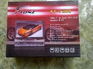 tv mobil Indash 7" merk Ftonz