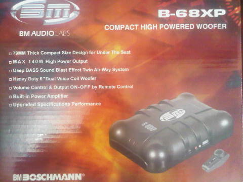 subwoofer kolong jok/slim aktif Boschmann B-68XP subwoofer kolong jok/slim aktif Boschmann B-68XP