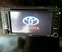 tv mobil doubledin GPS OEM toyota innova/fortuner/vios merk Skeleton