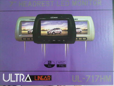 HEADREST MONITOR ULTRALINEAR UL-717HM HEADREST MONITOR ULTRALINEAR UL-717HM