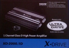 POWER MONOBLOK XDRIVE XD-2000.1