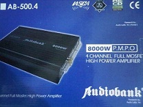 POWER MOBIL 4CH AUDIOBANK AB-500.4 POWER MOBIL 4CH AUDIOBANK AB-500.4