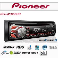 HEADUNIT SINGLE CD PLAYER PIONEER DEH-X1650UB HEADUNIT SINGLE CD PLAYER PIONEER DEH-X1650UB