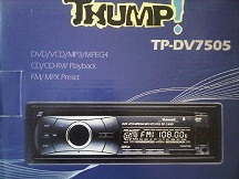 HEADUNIT SINGLE DVD PLAYER THUMP HEADUNIT SINGLE DVD PLAYER THUMP